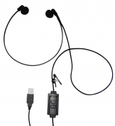 Digitales Schreibset USB Fußschalter und Kophörer