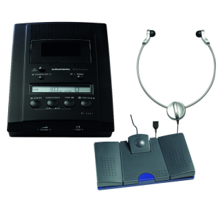 Grundig Wiedergabestation für Stenocassette St3221 SET