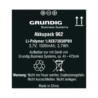 Grundig Akkupack 962