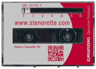 Diktierkassette Grundig Steno-Cassette 30 / 5er-Pack