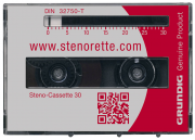 Diktierkassette Grundig Steno-Cassette 30 / 5er-Pack